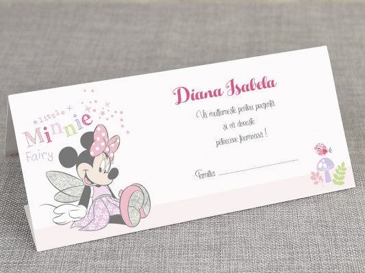 plic bani botez Minnie 5708